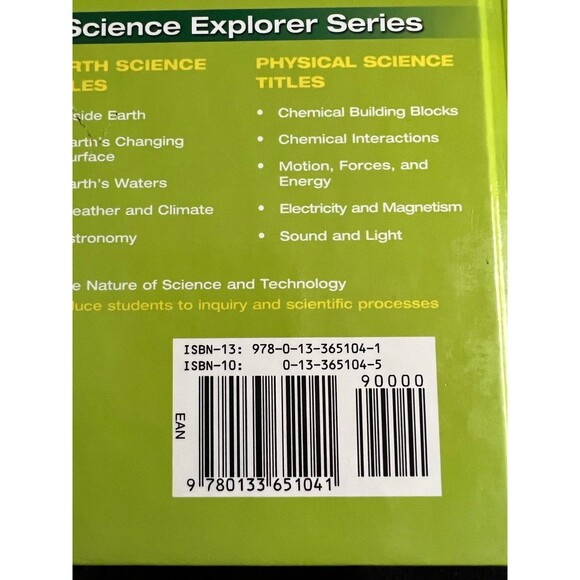 Prentice Hall SCIENCE EXPLORER Environmental Science Textbook (Bx X) - Picture 3 of 7